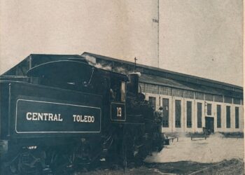 Estampa del central Toledo finalizando la década de 1950. Foto: Archivo del autor.