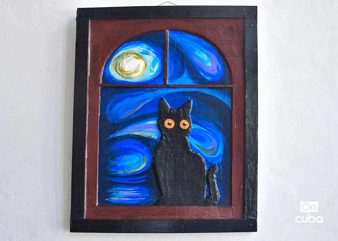 Segundo Premio del Salón Nacional de Papier Maché a la obra del artista Ernesto Pérez Chacón. Foto: Otmaro Rodríguez.