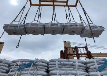 Los tradicionales donativos chinos mitigan los grandes déficits cubanos del cereal. Foto: Embajada China en La Habana/ Facebook