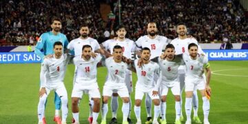 Selección de fútbol de Irán. Foto: Abedin Taherkenareh/EFE