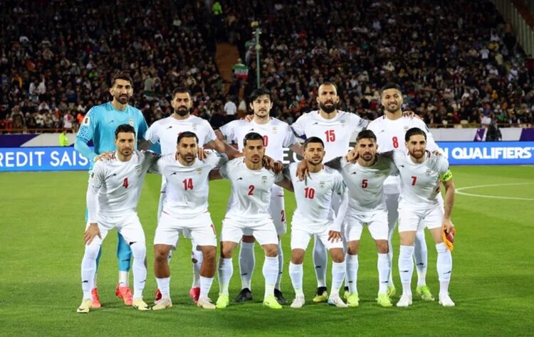 Selección de fútbol de Irán. Foto: Abedin Taherkenareh/EFE
