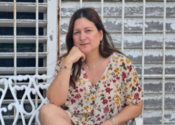 Yanarys Valdivia en su casa de El Vedado. Foto: Alex Fleites.