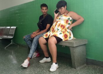 Foto tomada por la autora en la espera de una ecografía en La Habana.