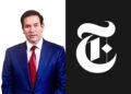 Diatriba entre Marco Rubio y The New York Times.
