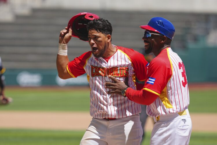 Los Cocodrilos de Matanzas abrieron con triunfo ante los CBTC Brothers, de Taipéi de China, en la la Liga de Campeones de América, con sede en Ciudad de México. Foto: @BGMxico1 / X.