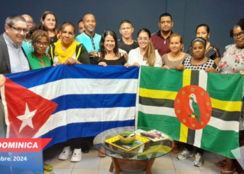 Médicos cubanos en Dominica. Foto: Minrex.