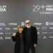 Jorge Perugorría y Mirtha Ibarra durante la presentación de la película 'Neurótica anónima', a concurso en el Festival de Cine de Málaga. Foto: Jorge Zapata/EFE.