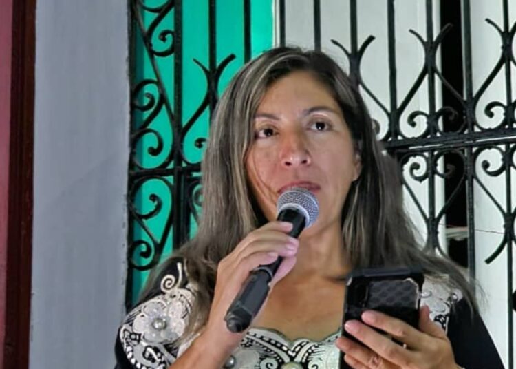 Saylí Alba en el evento Madrigal de la Neblina, Camagüey, 2024. Foto: Nicomedes García.