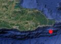 Sismo de magnitud 6.0 al sur de Imías, Guantánamo, en la madrugada del 17 de marzo de 2026. Gráfico: Centro Nacional de Investigaciones Sismológicas (CENAIS).