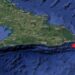 Sismo ocurrido al sureste de Imías, Guantánamo, en la madrugada del 6 de marzo de 2026. Mapa tomado del perfil de Facebook del Dr. Enrique Diego Arango Arias.