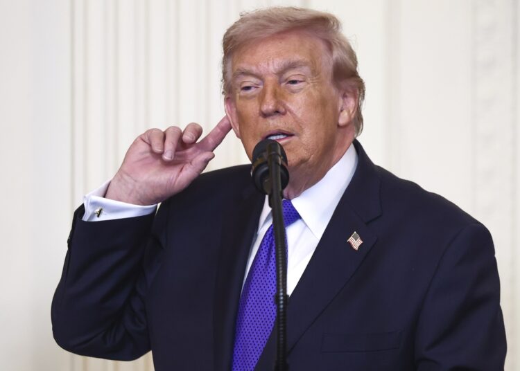 El presidente estadounidense Donald Trump en una imagen de archivo. Foto: Jim Lo Scalzo / EFE / EPA / Archivo.