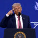Captura de video de una transmisión de La Casa Blanca del presidente de Estados Unidos, Donald Trump, hablando en el foro FII Priority en Miami, el 27 de marzo de 2026. Foto: La Casa Blanca / EFE.