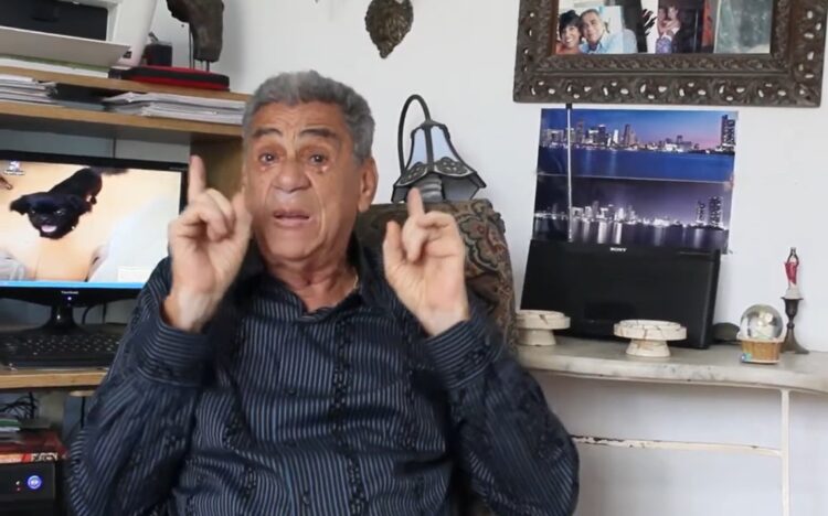 El actor Jorge Losada en un documental dedicado a su obra. Foto: Captura YouTube.