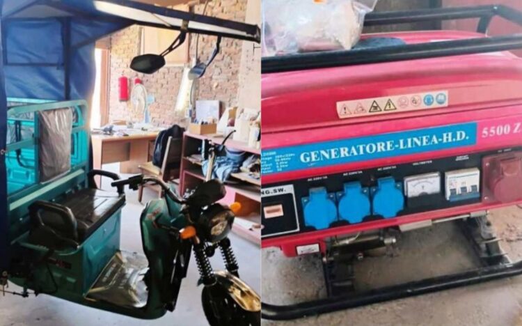 El Gobierno de Canarias entregó a Cuba un nuevo donativo compuesto por un triciclo eléctrico, una planta generadora y una máquina productora de hielo, destinados al Sistema de Atención a la Familia en Villa Clara. Foto: Granma.