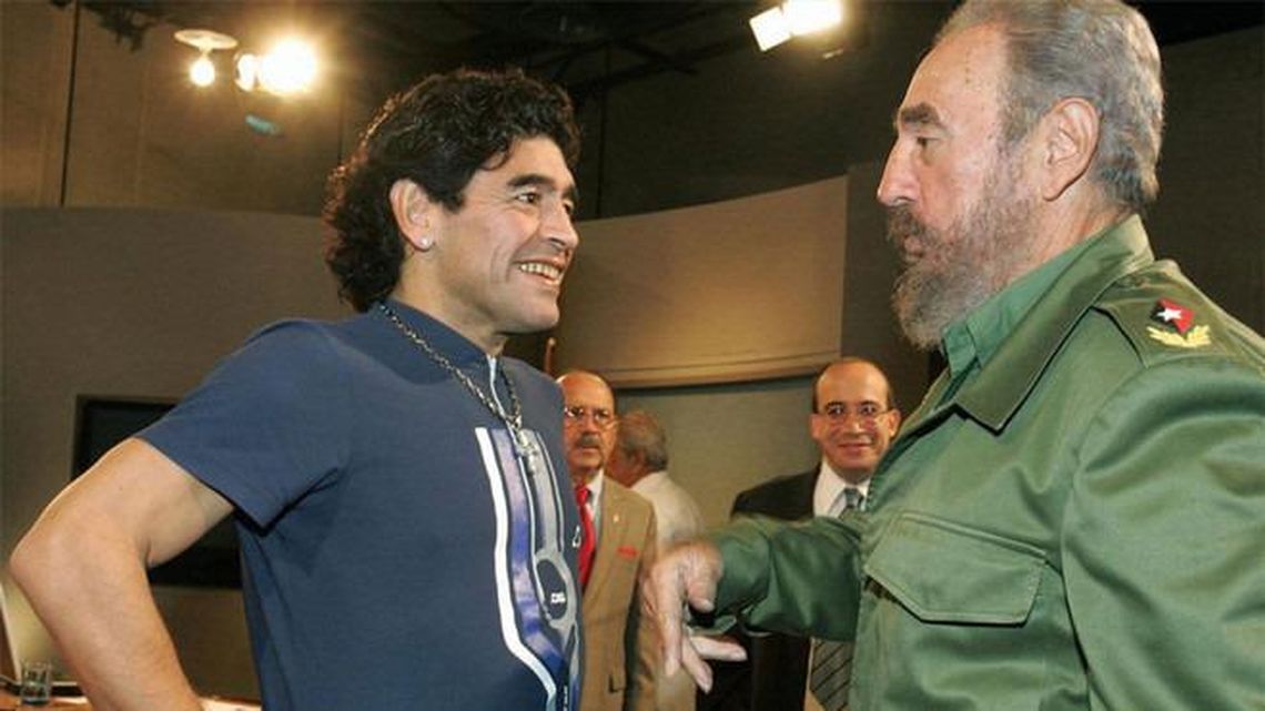 Maradona y Fidel Castro. Foto: Ismael Francisco / Cubadebate / Archivo.