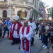 Procesión del Viacrusis de Jesús, en el Viernes Santo, de la Iglesia Católica del Cristo del Buen Viaje, en La Habana. Foto: Otmaro Rodríguez.