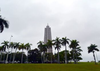 La Plaza de la Revolución, de La Habana, símbolo por antonomasia del poder en Cuba. Foto:  AMD