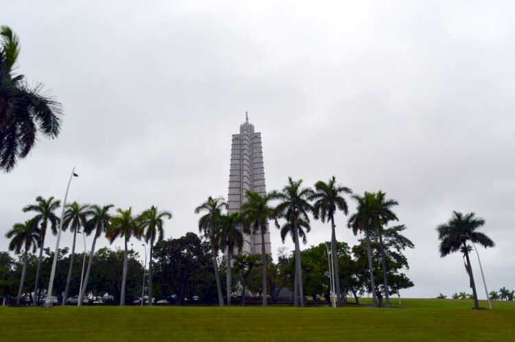 La Plaza de la Revolución, de La Habana, símbolo por antonomasia del poder en Cuba. Foto:  AMD