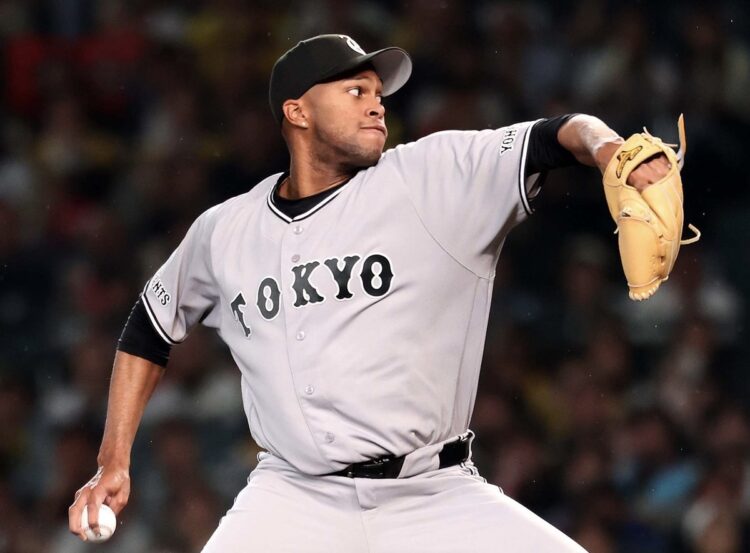 Raidel Martínez. Foto: X @beisboljapones