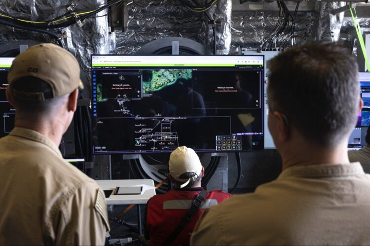 Fuerzas del Comando Sur realizan ejercicios militares en las cercanías de Cuba. Foto: @NAVSOUS4THFLT