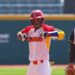 El matancero Esteban Terry durante la reciente Liga de Campeones de América. Foto: Liga Mexicana de Béisbol (LMB) / Archivo.