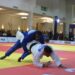 El cubano Iván Silva (arriba) cedió en la final ante el brasileño Leonardo Goncalves. Foto: Facebook Confederación Panamericana de Judo