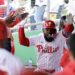 José Adolis García respondió para los Phillies. Foto: The Philadelphia Inquirer