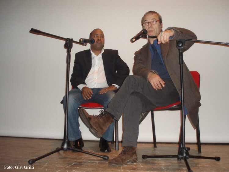 Alexis Díaz-Pimienta y David Riondino. Foto: Gian Franci Guilli.