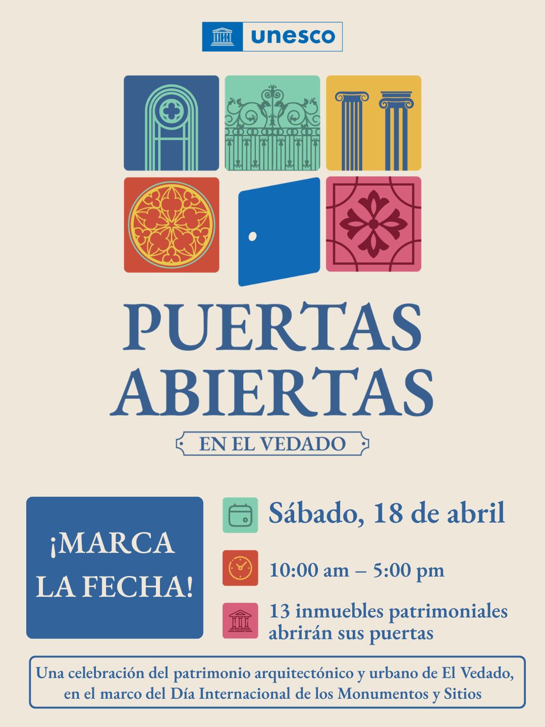 puertas abierta en el vedado