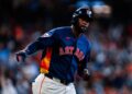 El cubano Yordan Álvarez. Foto: @astros / X.