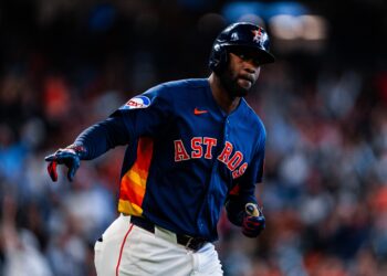 El cubano Yordan Álvarez. Foto: @astros / X.