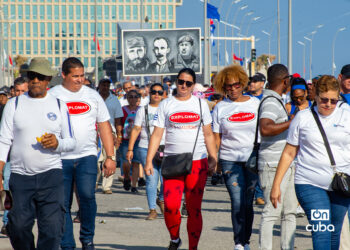 Primero de Mayo en La Habana. Foto: Otmaro Rodríguez
