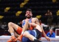 Luis Orta en el combate final contra el estadounidense Otto Black. Foto WWU