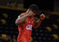 El cubano Arturo Silot después de su triunfo en el Panamericano Senior de Luchas. Foto: UWW.
