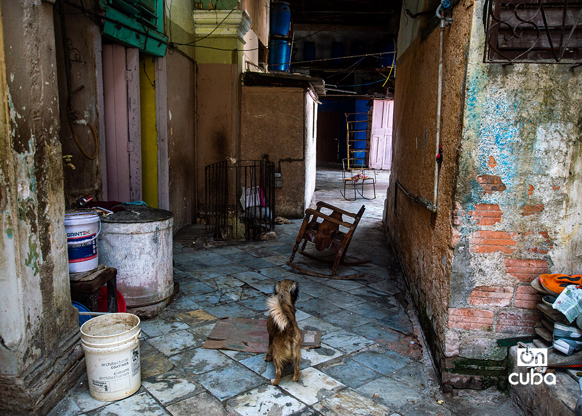 Interior en Cuba No. 111, La Habana Vieja. Foto: Otmaro Rodríguez.