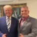 Vic Mellor junto al presidente Donald Trump. Foto: Web oficial de Vic Mellor.