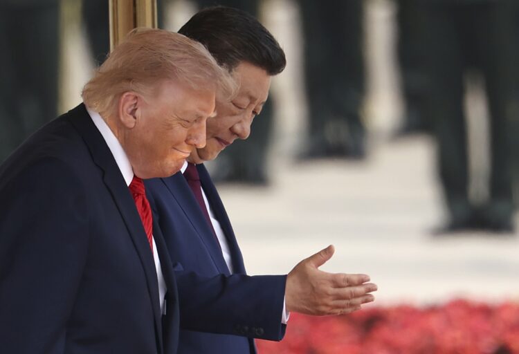 Xi Jinping y Donald Trump , este 14 de mayo de 2026. Foto: Maxim Shemetov/EFE/EPA.