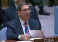 El canciller cubano, Bruno Rodríguez Parrilla, durante una intervención en la ONU. Foto: Tomada del perfil de Facebook del Minrex / Archivo.