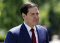 Marco Rubio poco antes de viajar a China, en la Casa Blanca. Foto: WILL OLIVER/EFE/EPA.
