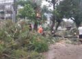 Fuerte tormenta local en Bayamo, Granma, el 18 de mayor de 2026. Foto: Radio Bayamo.