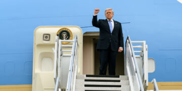 Trump abandona Pekín tras una histórica cumbre- China y Estados Unidos . Foto: EFE/ Casa Blanca