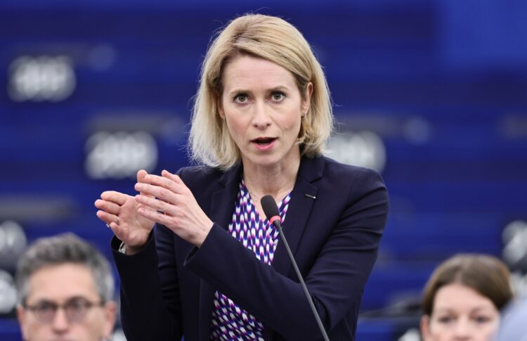 Kaja Kallas . Foto: RONALD WITTEK/EFE/EPA.