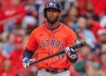 El slugger cubano Yordan Álvarez, de los Astros de Houston. Foto: @SleeperAstros / X.
