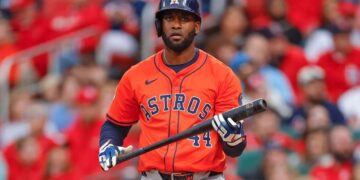 El slugger cubano Yordan Álvarez, de los Astros de Houston. Foto: @SleeperAstros / X.