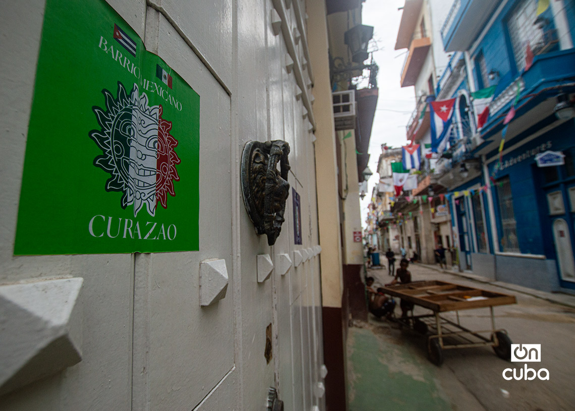 Calle Curazao, en La Habana Vieja. Foto: Otmaro Rodríguez.