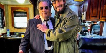 Diego Boneta interpretando a Fidel Castro en "Killing Castro" junto a Al Pacino. Foto: Instagram/Diego Boneta.