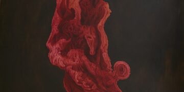 S/t, 2026. De la serie “Far Horizons”. Óleo sobre lienzo, 240 x 215 cm. (Fragmento).
