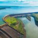 Hidroeléctrica Iguazú en el río Paraná. Foto: Canva.