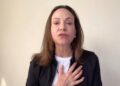 Captura de un video difundido en la cuenta en X @MariaCorinaYA de la líder opositora venezolana y Premio Nobel de la Paz María Corina Machado. Foto:  EFE/ @MariaCorinaYA/