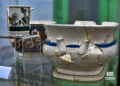Pieza de porcelana inglesa exhibida en el museo. Foto: Otmaro Rodríguez.